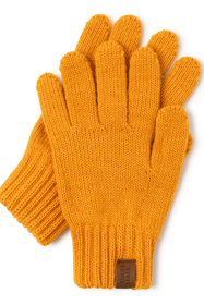 Vivisence Damen Winter Handschuhe Weichem und Warme Ideal für Kaltes Wetter 7014, honigfarben