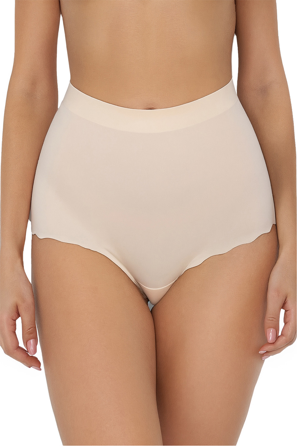 Vivisence Culotte Sans Couture Femme Taille Haute Confort au Quotidien 4104, 