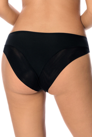 Vivisence culotte slip 1041, beige-noir