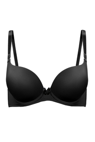 Vivisence Soutien Gorge Push Up Rembourré Bretelles Réglables 1041, noir
