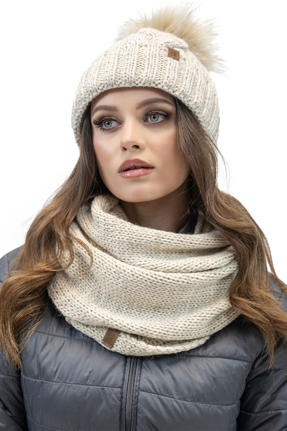 Vivisence Women's Winter Gloves Soft And Warm Ideal For Cold Weather 7014, light beige