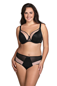 Vivisence Soutien-Gorge Doux et Élégant Bonnet en Maille Bas Lisse Bretelles Réglables Sans Baleines Latérales Maintien Optimal et Confort Quotidien, 