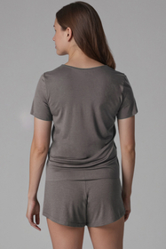 Vivisence Femmes Pyjama Viscose Coupe Ample Confort Respirant Pour La Nuit 2042, 