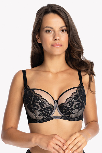 Gaia sexy ladies lace semi padded bra 1111 Violette