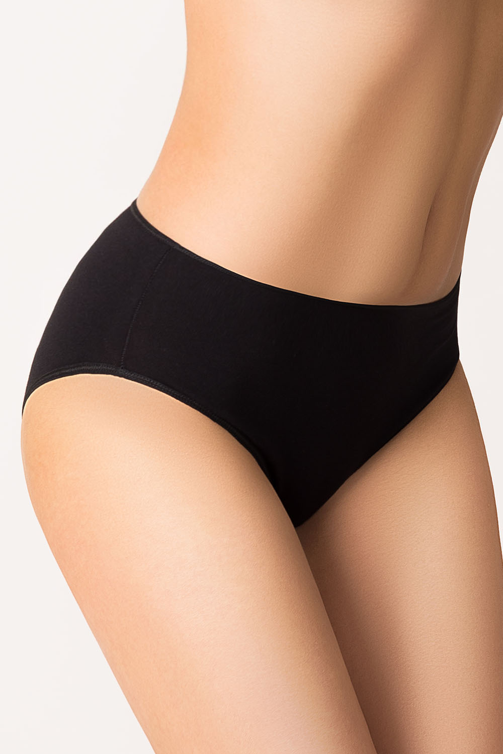 Vivisence femmes slip souple 4002, noir/beige/bleu foncé