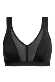 Vivisence Soft Bra Women Non Wired Support And All Day Comfort Adjustable Straps, black