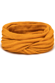 Vivisence Écharpe Tube Femme Hiver Moderne Et Confortable En Fil Chaud Double 7019S, miel