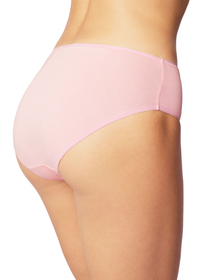 Vivisence Culotte Classique Slip pour Femme Lot de 5 Figi 4016, bande rose : rose
