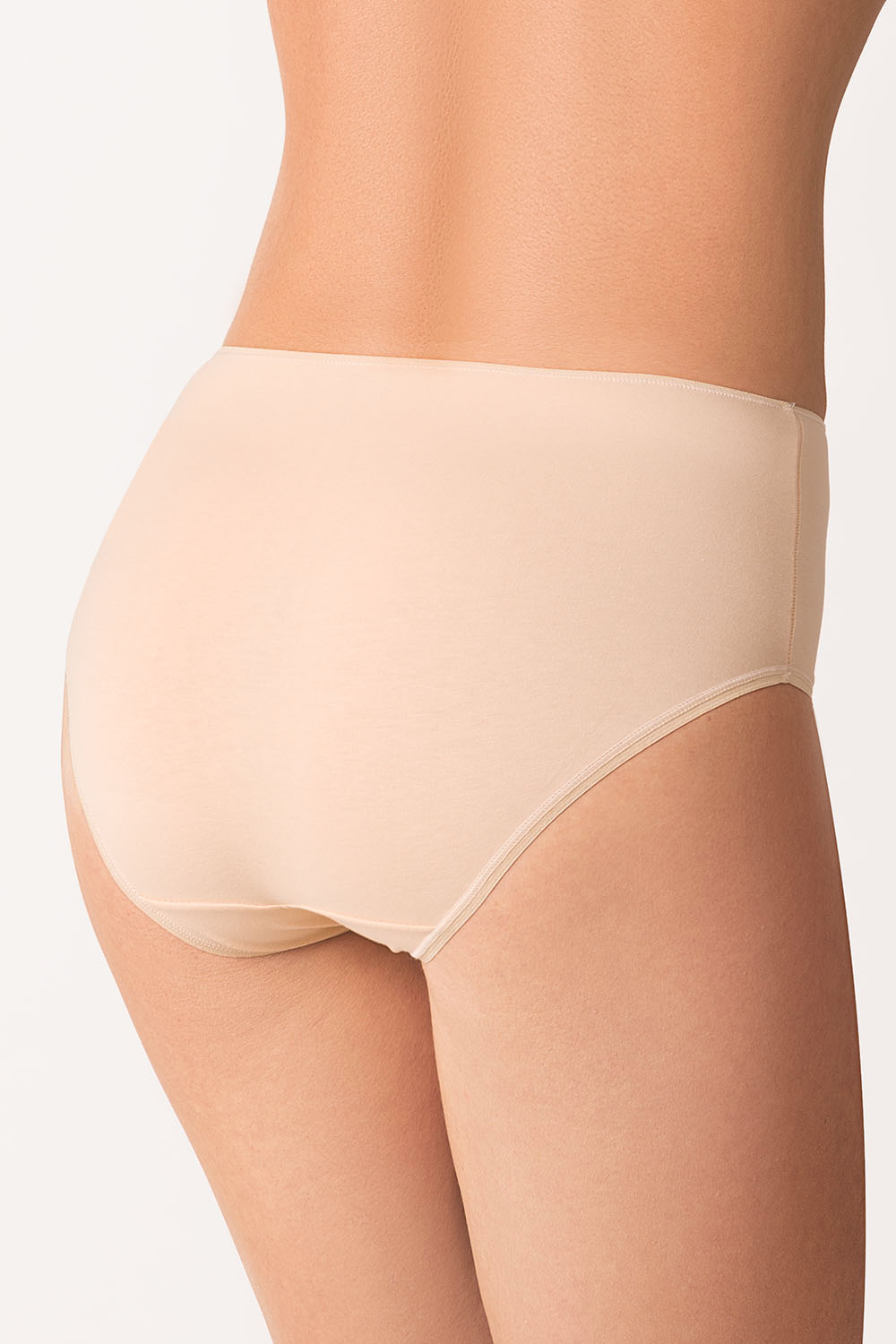 Vivisence femmes slip souple taille haute 4001, beige