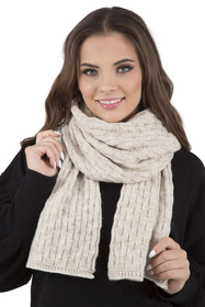 Vivisence Wintermütze mit Bommel Damen Warmes Ideal Für Kalte Wintertage 7015, beige