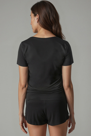 Vivisence Femmes Pyjama Viscose Coupe Ample Confort Respirant Pour La Nuit 2042, 
