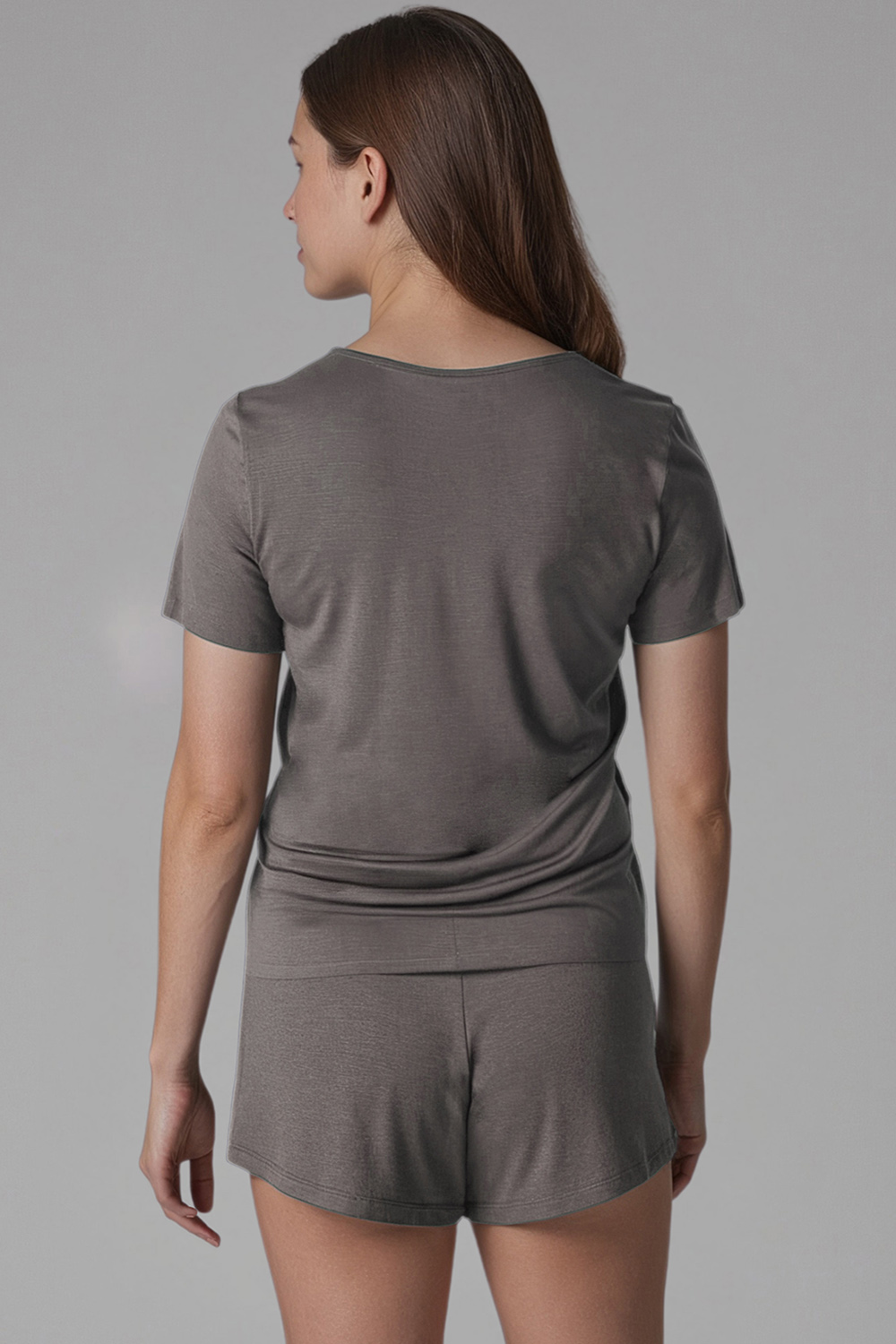 Vivisence Femmes Pyjama Viscose Coupe Ample Confort Respirant Pour La Nuit 2042, 