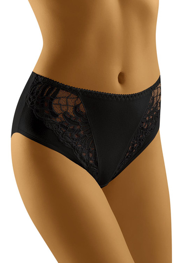 Wolbar ladies briefs with lace WB51 3-pack, Black