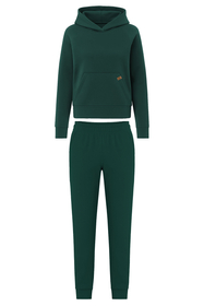 Vivisence Femme Ensemble Survêtement Coton Capuche Poches Confort Quotidien 9203, 