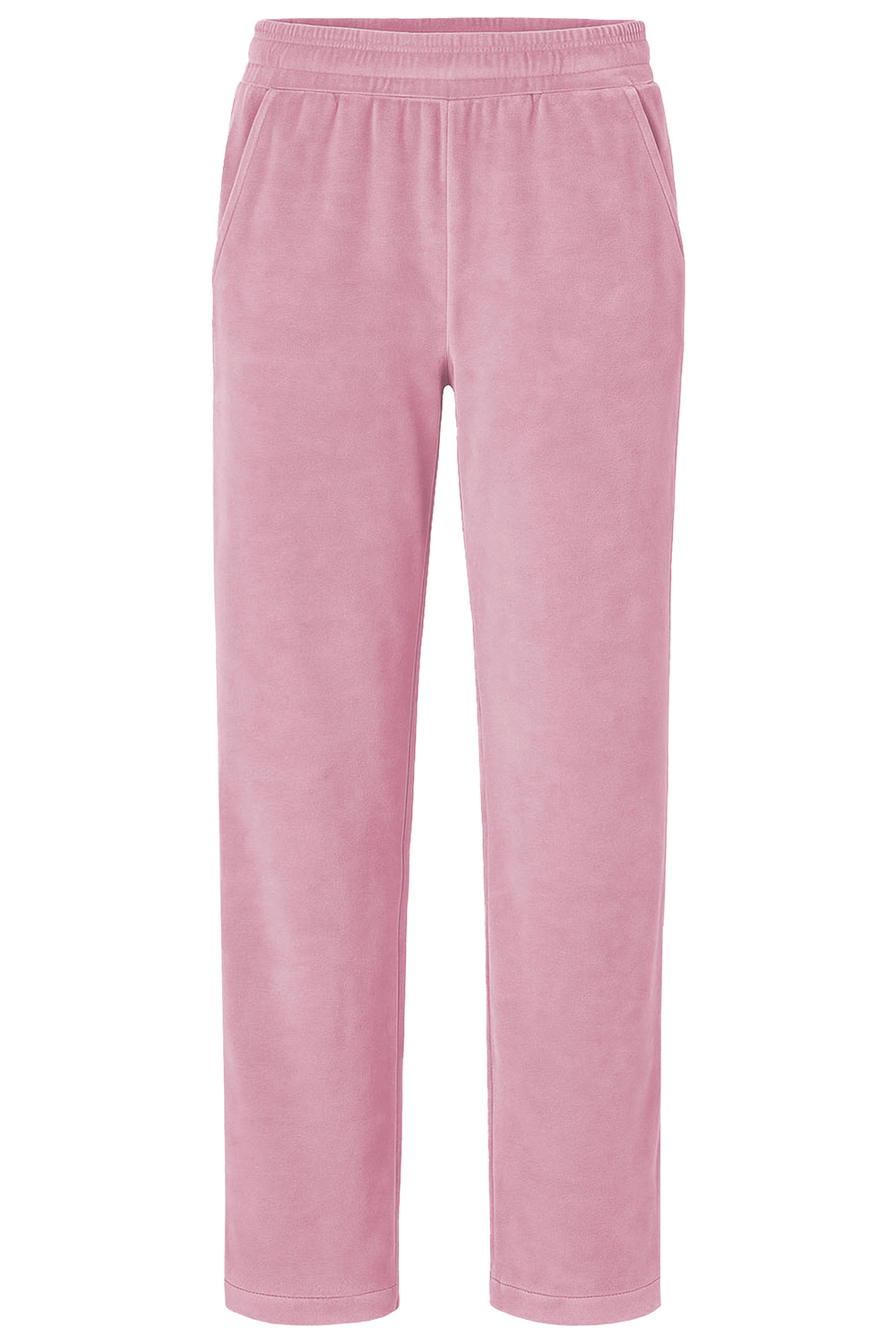 Vivisence Damen Velour Jogginghose Mit Geradem Bein Und Elastischem Bund Bequeme Freizeithose Für Zuhause Sport Und Alltag 9105, 