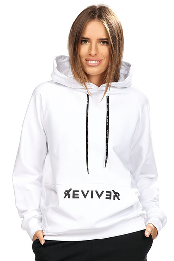 Reviver classic ladies hoodie F5576 , White