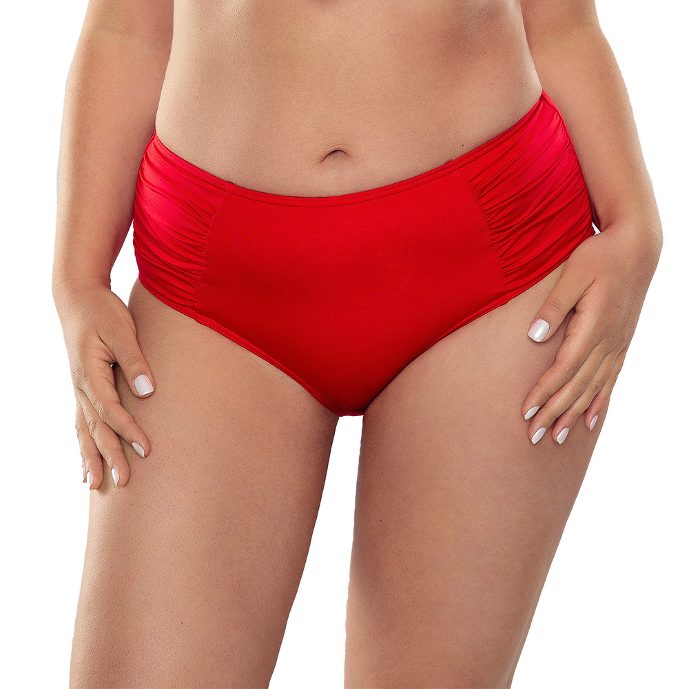 Vivisence Bikinihose Damen Bikini Unterteil Ideal Schwimmen und Sonnenbad 3002, rot