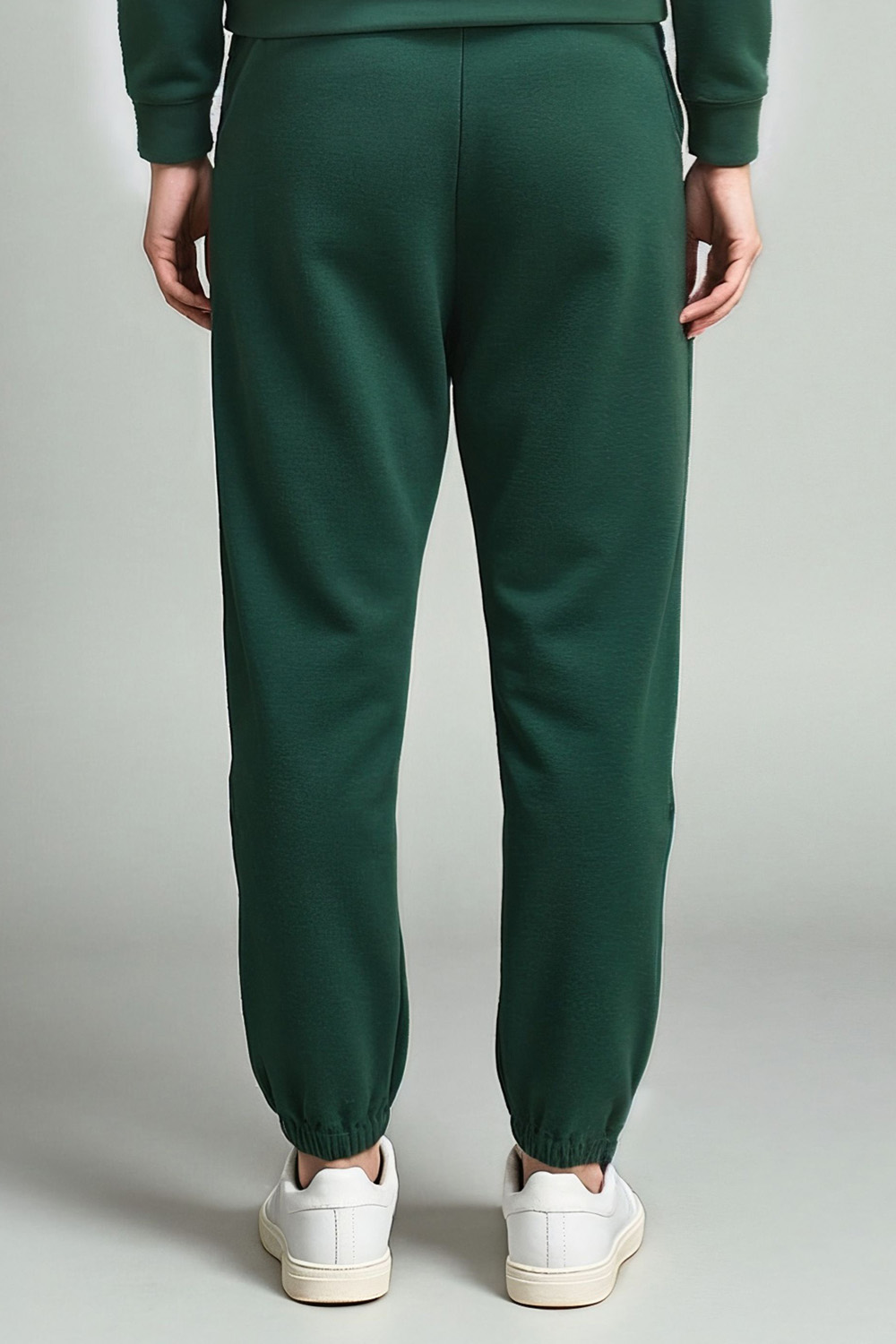 Vivisence Pantalon De Survêtement Femme Confortable Ceinture Élastique Poignets Côtelés Poches Latérales Tissu Doux Coton Mélangé Pour Détente Maison Sport Look Quotidien 9104, 