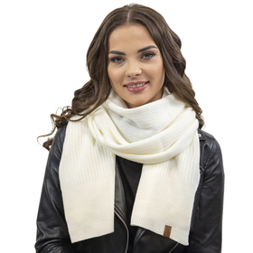 Vivisence Damen Winter Schal Wärmt Schenkt Komfort für Kalte Wintertage 7042S, ecru
