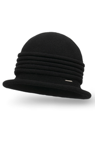 Vivisence Damen Hut Winter Klassisch Warm Garn Wärme Und Stil Wintertagen 7045, schwarz