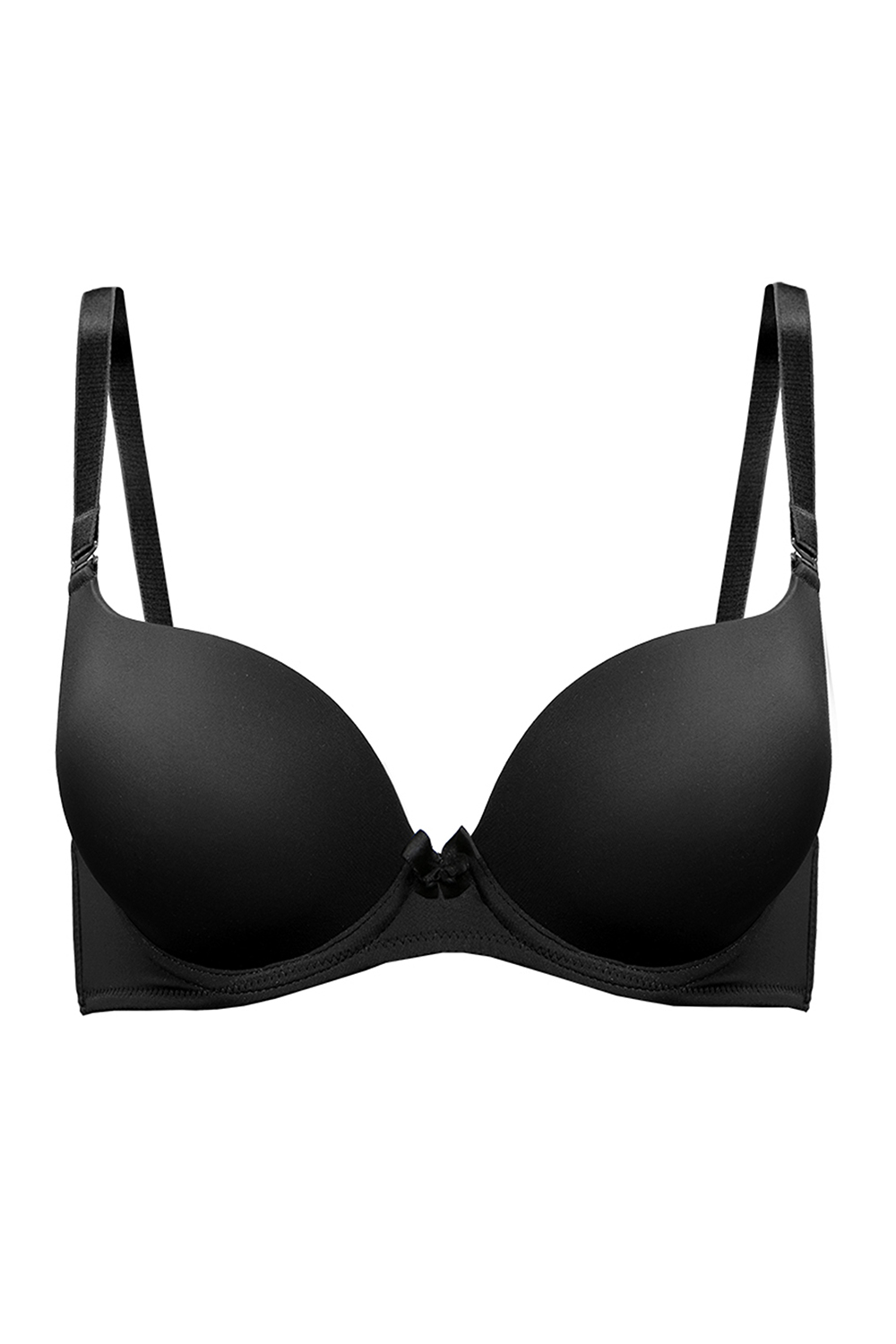 Vivisence Soutien Gorge Push Up Rembourré Bretelles Réglables 1041, noir