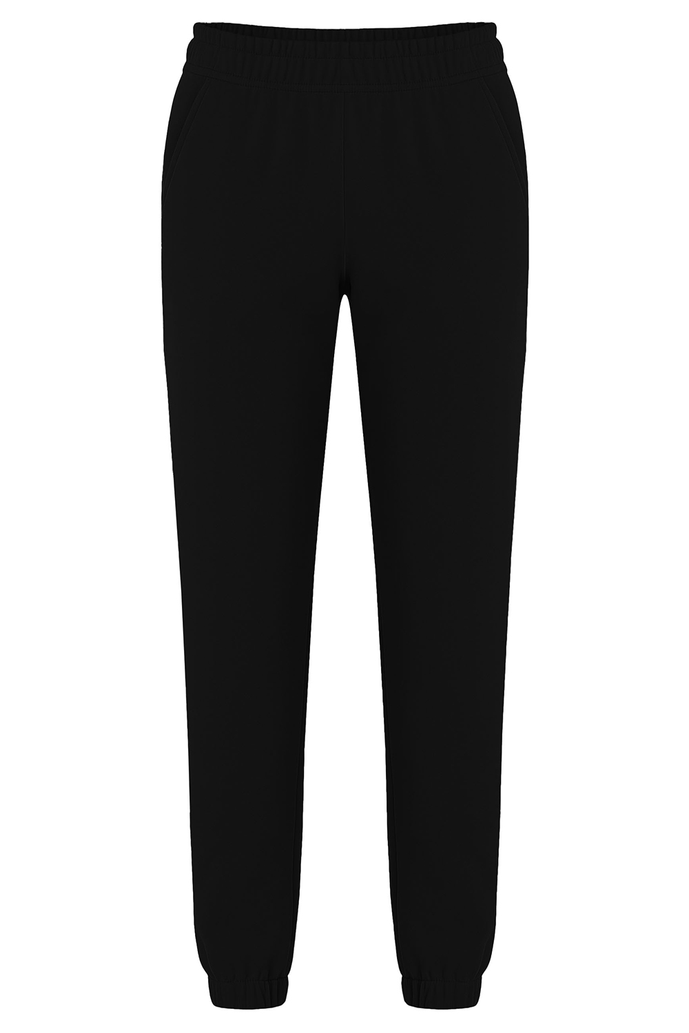 Vivisence Pantalon De Survêtement Femme Confortable Ceinture Élastique Poignets Côtelés Poches Latérales Tissu Doux Coton Mélangé Pour Détente Maison Sport Look Quotidien 9104, 