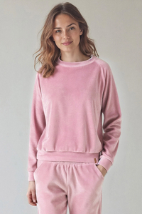 Vivisence Sweat Femme Côtelé Coupe Longues Parfait Pour un Quotidien 9005,