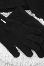 Vivisence Women's Gloves Winter Soft And Warm Ideal For Cold Weather 7202, black