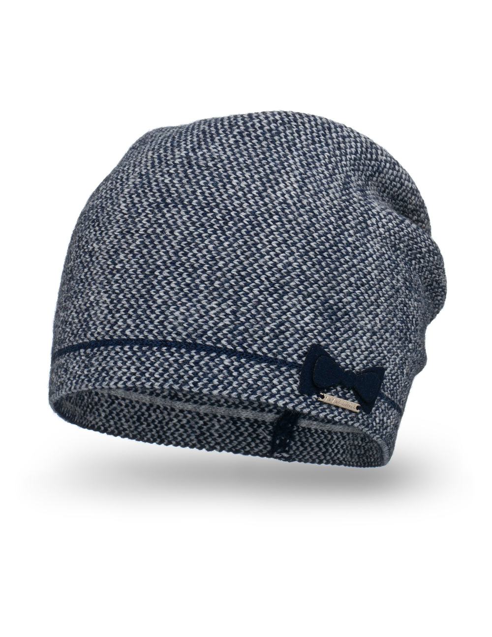 Vivisence Damen Mütze Winter Strickmütze Warme Wintermütze Wollzusatz Elegante 7003, dunkelblau