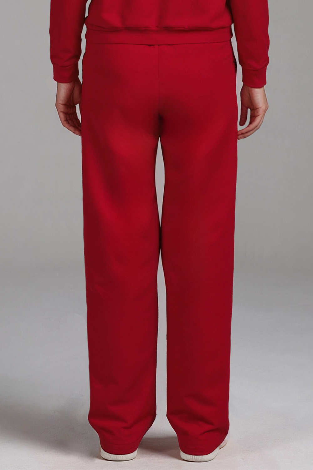 Vivisence Pantalon De Survêtement Femme Confortable Taille Élastique Jambes Larges Poches Latérales Tissu Doux Coton Mélangé Pour Sport Maison Balade Détente Quotidienne 9102, 