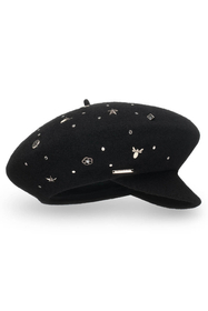 Vivisence Casquette Femme Hiver Fait Main Antistatique Pour L’Automne 7062, noir
