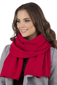Vivisence Women's Winter Scarf Knitted Warm Comfortable For Cold Days 7102, red