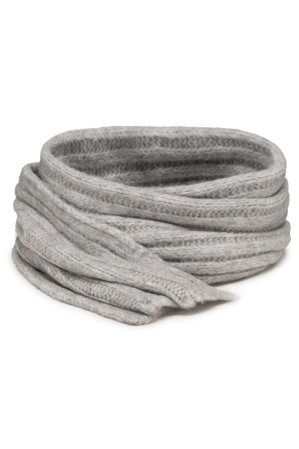 Vivisence Écharpe Femme Longue Moderne En Fil Chaud Et Douillet Polyvalente 7105, gris clair