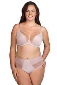 Vivisence BH Mit Bügel Halbtransparente Cups Für Offenbartes Dekolleté 1079, 