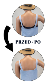 Vivisence low back bra converter bra strap 8002, White