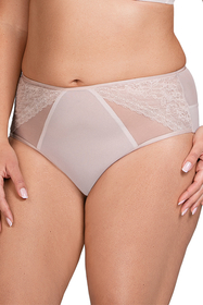 Vivisence Culotte Slip Femme Coton Taille Haute En Dentelle Florale 1081/82, 