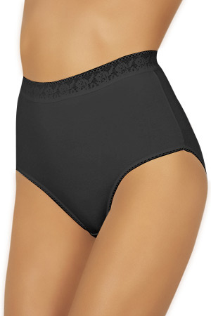 Italian Fashion Fiore comfortable classic high rise full briefs - made in EU,
