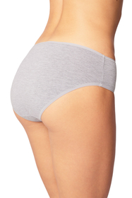 Vivisence culotte classique slip pour femme 4016, bande grise: gris