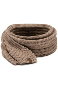 Vivisence Knitted Classic Scarf For Women Soft And Warm Everyday Look 7016S, beige