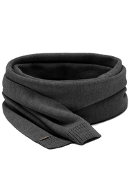 Vivisence Écharpe Femme Hiver Avec Nœud Décoratif Pour Les Journées Froides 7104, gris foncé